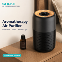 Purificateur d'air de bureau 3 étapes pour chambre d'hôtel, mini purificateur d'air pour chambre à coucher, bureau, dortoir, avec logo personnalisé, ETL CE FCC UKCA