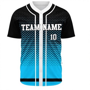 Quality Customized Color Logo Unisex Plus Wholesale Breathable <b>Baseball</b>/Softball Jersey New Design High Size 100% Polyester - Product Image 1
