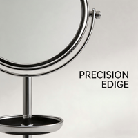 Table de maquillage double face personnalisée nouvellement conçue, miroir grossissant, plateau de rangement de bijoux double couche pour salle de bain