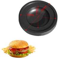 Machine à Gaufres, Paninis et Burgers Électrique Automatique en Acier Inoxydable 2*1200W, Machine Commerciale à Crème Glacée et Donuts UFO Énergétique