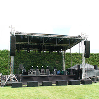 Structure de scène en aluminium pour rideau de fond, toit, éclairage, podium, colonne, concert et événementiel