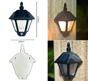 Fil de lumière de <span class=keywords><strong>jardin</strong></span> extérieur solaire LED chaude applique murale maison mur décoratif porte de <span class=keywords><strong>jardin</strong></span> lumière décorative pour l'extérieur - Product Image 6