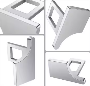 Caché siège de <span class=keywords><strong>voiture</strong></span> ceinture de sécurité boucle Clip métal insérer carte Auto intérieur siège boucles alerte <span class=keywords><strong>silencieux</strong></span> ceinture de sécurité accessoires - Product Image 3