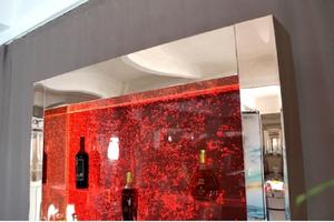 H200XW150cm Luxe <span class=keywords><strong>bulle</strong></span> d'eau affichant armoire barre arrière casier à vin - Product Image 4