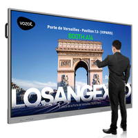 Tableau blanc interactif électronique tactile IR 4K de 85 pouces avec stylet numérique et système d'exploitation Android+Win