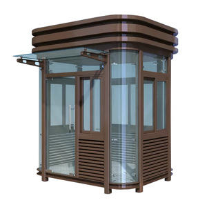 Kostengünstige, hochwertige, wasserdichte Sicherheitskabine aus Stahl für Carports und Wohnanlagen - Product Image 5