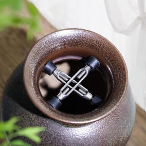 פרח הסדר קבוע עזר מכשיר להרחבה פרח התזת מתכת סיני אגרטל בעל פרח אמנות כלי - Product Image 2