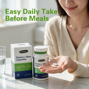 Cápsulas de Fibra Dietética, 60 Cápsulas, 650 mg, Apoyo para la Saciedad, Suplemento para el Control de Peso - Product Image 2