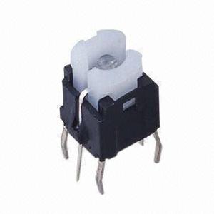 Nhà máy trực tiếp cung cấp 6 mét momentary Dip 6 pin chiếu sáng <span class=keywords><strong>tact</strong></span> chuyển đổi với <span class=keywords><strong>LED</strong></span> - Product Image 3