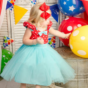 Importación de Productos de China, Se Busca Distribuidor Exclusivo, Vestido Infantil de Princesa con Estampado de Lunares - Product Image 2