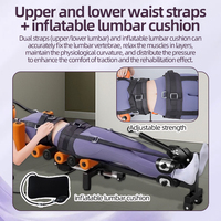 Appareil de traction électrique portable multifonctionnel pour la colonne vertébrale - Lit de correction orthopédique cervical et lombaire réglable avec confort