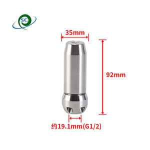 CS керамический сердечник 1/2 роторная канализационная труба для очистки сопла засоренный дренажный промывной распылитель - Product Image 2