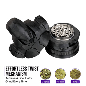 Custom Iron Man Style Cigarette <b>Grinder</b> 3D Printed Plastic Aluminum Alloy Dry <b>Herb</b> <b>Grinder</b> with Logo Option - Product Image 4
