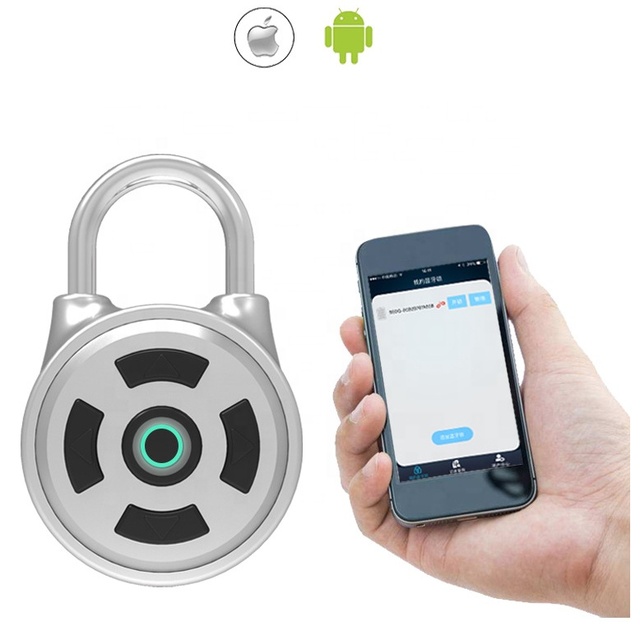 High Quality Smartphone Security App Smart Padlock Intelligent Keyless Cabinet Combination Door  Lock