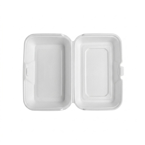 Boîte alimentaire jetable de 450 ml en bagasse de canne à sucre, compatible micro-ondes, pour plats à emporter - Product Image 1