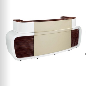 China Manufacturer Small Standing Reception Counter Retail Front <b>Desk</b> Furniture - Product Image 5