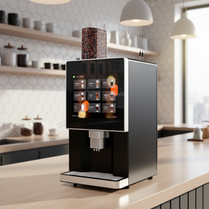 Máquina expendedora de café inteligente de sobremesa de alto rendimiento para uso doméstico con 16 sabores estándar - Product Image 5