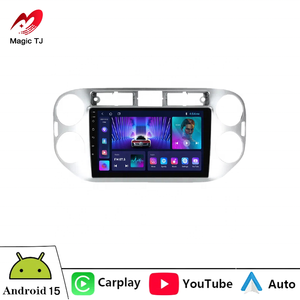 Pour VW <span class=keywords><strong>Tiguan</strong></span> 2010-2016 modèles écran de voiture universel contrôle Central Android Navigation intégré CarPlay 4 cœurs écran IPS - Product Image 2