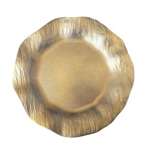 <span class=keywords><strong>Assiettes</strong></span> de présentation de luxe en plastique blanc <span class=keywords><strong>et</strong></span> or à bords ondulés irréguliers, rondes de 13 pouces, pour la décoration de table de mariage, fête, anniversaire, traiteur <span class=keywords><strong>et</strong></span> événements - Product Image 5