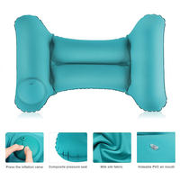 Oreiller de soutien lombaire gonflable à pression manuelle pour chaise de bureau siège de voiture