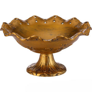 Venta al por mayor de platos desechables de plástico para servir platos de cargador de oro Retro Para fiestas de boda y cenas-Pedido mínimo 100 piezas - Product Image 2