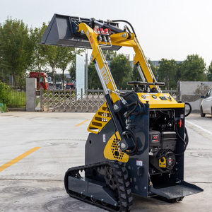 Utiliser l'accessoire de débroussailleuse 13.5hp Skid Steer loader With Shovel Bucket Hydraulic Auger mulcher - Product Image 2