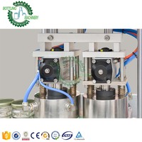 Machine à capsuler sous vide avec couvercle en métal, pour confiture de fruits, cornichons, huile, sirop, tomate, bouteille en verre, torsion, avec bouchon, tri, alimentation