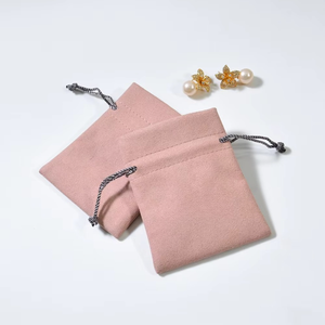 Bolsas de Joyería Pequeñas Personalizadas al por Mayor, Bolsas de Regalo, Bolsas Antipolvo, Pochette para Joyas, Bolsas de Microfibra con Cordón - Product Image 1