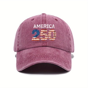 Gorra de <span class=keywords><strong>B</strong></span>éisbol de PVC Lavable con Estampado del Día de la Independencia Americana, Unisex, 6 Paneles, Ajustable, para Exteriores, Personalizable, Fabricante de Gorras - Product Image 4