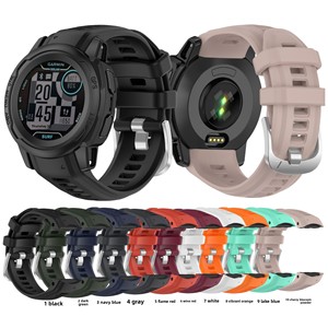<span class=keywords><strong>Bracelet</strong></span> de rechange en silicone de 20 mm pour <span class=keywords><strong>Garmin</strong></span> <span class=keywords><strong>Instinct</strong></span> 2S, <span class=keywords><strong>bracelet</strong></span> de sport avec boucle ardillon – Vente en gros - Product Image 1