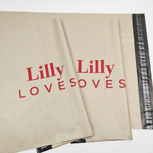 Sobres de Envío Ecológicos de Poliéster Rosa, Diseño Personalizado INFFY, Bolsas de Correo para Ropa, 2.5 Mil de Grosor, Resistentes a Impactos - Product Image 1