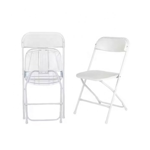 Chaises pliantes pour événements, dossier plat, extérieur, pour mariage et fêtes, couleur noire, vente en gros d'usine - Product Image 6