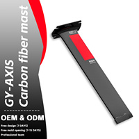 Mât en carbone HM 75 cm à module élevé pour kitesurf, accessoire d'hydrofoil, fabrication OEM