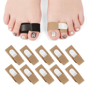 Attelles d'orteil cassées enveloppes <span class=keywords><strong>pour</strong></span> votre gros orteil séparateur d'orteils bandages rembourrés protecteurs de doigts lisseur - Product Image 4