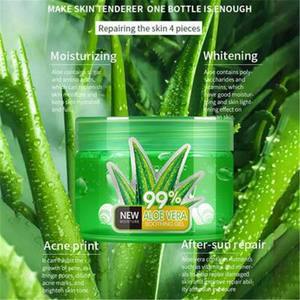 OEM 150ml 250ml Aloe Vera 99% Gel calmante hidratante <span class=keywords><strong>crema</strong></span> facial cuidado de <span class=keywords><strong>la</strong></span> piel Gel puro de Aloe Vera <span class=keywords><strong>para</strong></span> <span class=keywords><strong>la</strong></span> reparación hidratante facial después <span class=keywords><strong>del</strong></span> <span class=keywords><strong>sol</strong></span> - Product Image 2