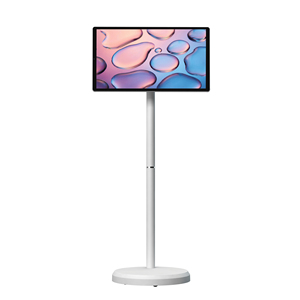 21.5 Inch Smart Portable <b>TV</b> on Wheels 4+64gb White <b>Tv</b> Lcd Screen Display <b>Android</b> Touch 21.5" Full HD Display-1080P Resolutio - Product Image 1