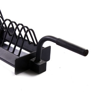 Soporte de disco de levantamiento de pesas, equipo de gimnasio, almacenamiento Horizontal, parachoques, peso, acero, mancuerna, estante de placa - Product Image 3