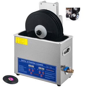 Limpiador Ultrasónico <span class=keywords><strong>Dental</strong></span> Industrial Eléctrico Nuevo de 6L, Máquina de Limpieza de Discos de Vinilo, Kit Completo con Rejilla de Secado - Product Image 1