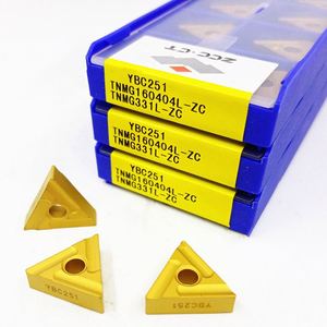 Usinage de haute précision TNMG160404R TNMG160404L TNMG160408R TNMG160408L TNMG1604 <span class=keywords><strong>ZC</strong></span> YBC251 ZCCCT Insert en carbure CNC - Product Image 2