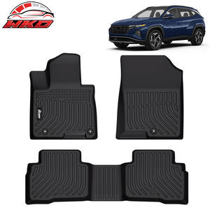 Floor <b>Mats</b> Fits For <b>Hyundai</b> <b>Tucson</b> Hybrid 2022-2025 All Weather 3D Molded Anti-Slip Carpets TPE Waterproof - Product Image 1