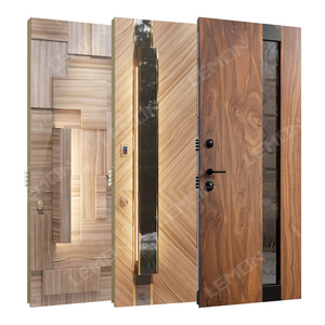 Porta d'Ingresso di Sicurezza Moderna in Alluminio Pressofuso <span class=keywords><strong>su</strong></span> <span class=keywords><strong>Misura</strong></span> di Alta Gamma con Serratura Intelligente, Porta Pivotante Antifurto - Product Image 3