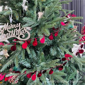 DIY Christmas Decorations Birthday Party Balloon Plastic <b>Wire</b> <b>Wreath</b> 7.5m Color Strip Flower Holiday - Product Image 2