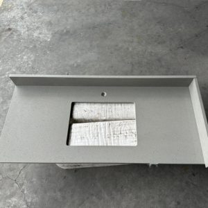 Losas de Cuarzo Artificial Gris Claro Más Vendidas para Encimeras de Cocina y Muebles de Baño - Product Image 4