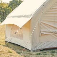 Colonne d'air intégrée, abri solaire extérieur pour le camping, extension de 16cm, mât d'air en TPU, tente gonflable pour le glamping