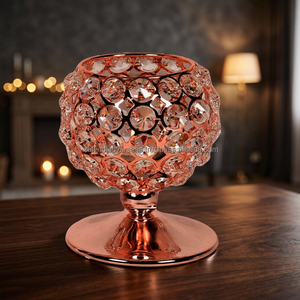 Vente chaude Nouveau Design Candélabre Votif pour Mariage Table De Noël Pièce Maîtresse Bougeoir Maison Accent Bougie Navire - Product Image 2