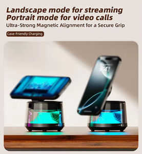 Multifunctional Magnetic 15W Wireless <b>Charger</b> Folding Suction Base Speaker Ambient Light for Mobile Phone Earphone Smart - Product Image 6