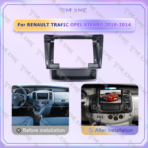 Adaptateur de cadre de tableau de bord pour autoradio 10 pouces grand écran pour RENAULT TRAFIC <span class=keywords><strong>OPEL</strong></span> <span class=keywords><strong>VIVARO</strong></span> 2010-2014 - Product Image 3