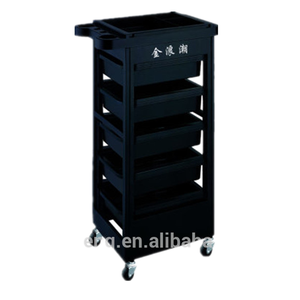 Hot Sell Cheap 5 <strong>Drawers</strong> Move Easy Sliding Beauty Hair Salon Color Plastic Multifunctional <strong>Drawer</strong> <strong>Trolley</strong> - Product Image 4
