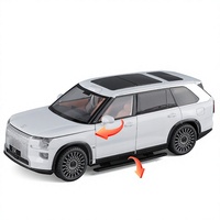 Modèle de voiture SUV grand format à énergie nouvelle à l'échelle 1:24 avec portes ouvrables, éclairage doux et effets sonores réalistes