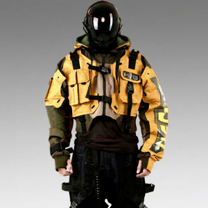 Veste tactique Techwear, streetwear urbain, manteau cargo fonctionnel multi-poches, coupe-vent pour hommes et femmes - Product Image 1